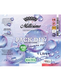 Millesime / Pack Base DIY 50VG/50VG 1 LITRE