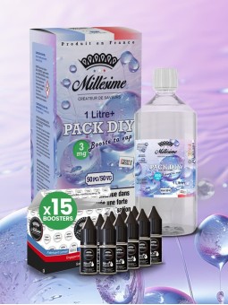 Millesime / Pack Base DIY 50VG/50VG 1 LITRE