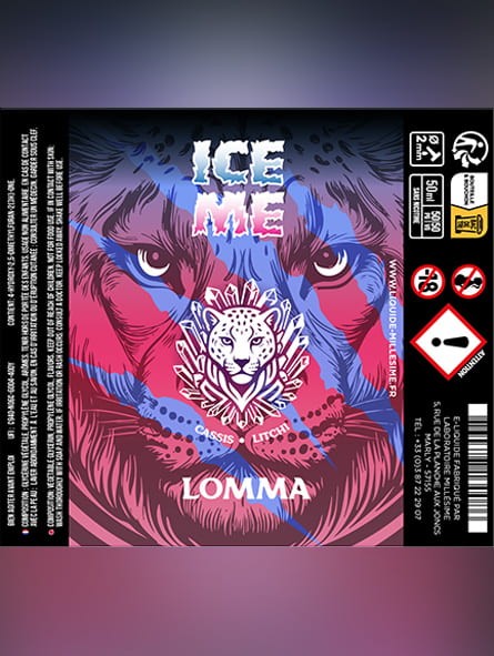 Millesime / E-Liquide / Lomma / Gamme ICE ME / 50ML