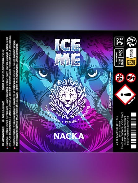 Millesime / E-Liquide / Nacka / Gamme ICE ME / 50ML