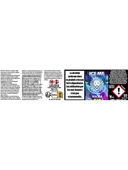 Millesime / E-Liquide Sels de nicotine / Nacka / 10ML