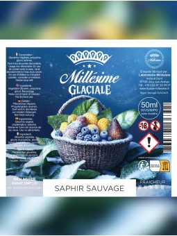 Millésime | E-liquide | Gamme Original Glaciale 50ML | Saphir Sauvage