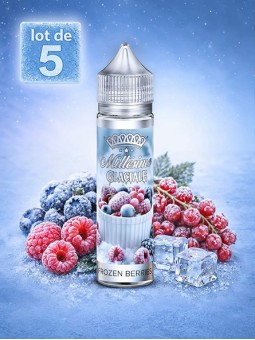 Millésime | E-liquide | Gamme Original Glaciale 50ML | Frozen Berries