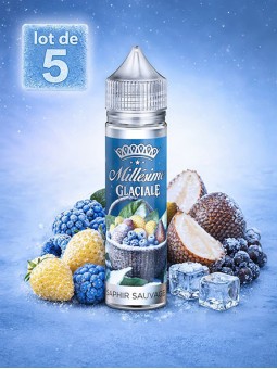 Millésime | E-liquide | Gamme Original Glaciale 50ML | Saphir Sauvage