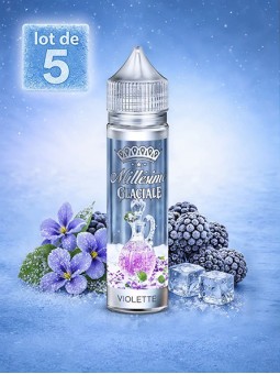 Millésime | E-liquide | Gamme Original Glaciale 50ML | Violette