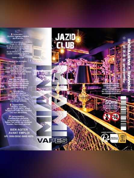 Millesime / E-Liquide / Jazid Club / Gamme Miami Vapes / 50ML
