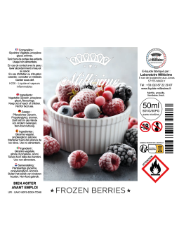 Millésime | E-liquide | Gamme Original 50ML |Frozen Berries