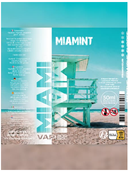 Millesime / E-Liquide / Miamint / Gamme Miami Vapes / 50ML