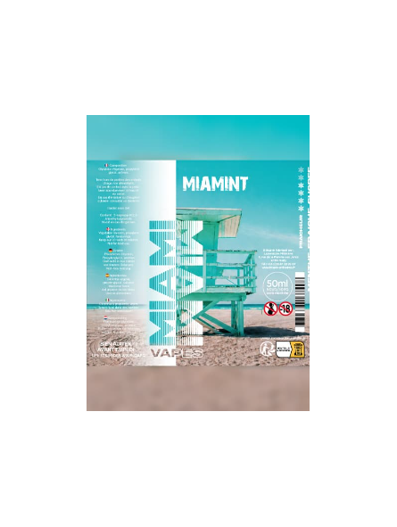 Millesime / E-Liquide / Miamint / Gamme Miami Vapes / 50ML