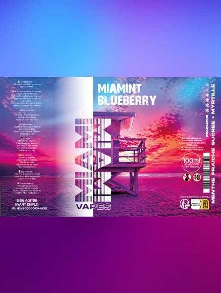 Millesime / E-Liquide / MIAMINT BERRY / Gamme Miami Vapes / 100ML