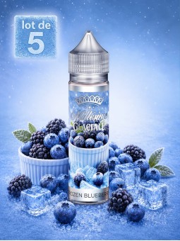 Millésime | E-liquide | Gamme Original Glaciale 50ML | Frozen Blueberries