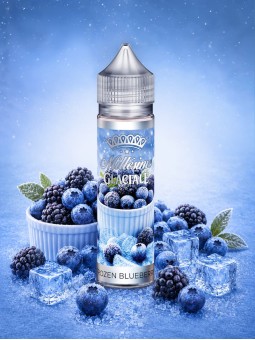 Millésime | E-liquide | Gamme Original Glaciale 50ML | Frozen Blueberries Glaciale