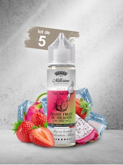 114.FRAISE FRUIT DU DRAGON50ML SILVER (Lot de 5)