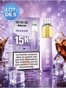 SKE CL15000 Cola Glacé - Kit rechargeable, lot de 5
