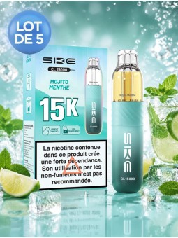 SKE CL15000 Mojito Menthe - Kit rechargeable, lot de 5