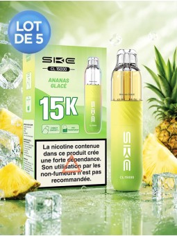 SKE CL15000 Ananas Glacé - Kit rechargeable, lot de 5