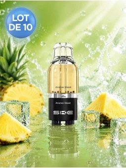 SKE CL15000 Ananas Glacé - Cartouche 2+10 ml, lot de 10