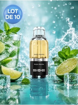 SKE CL15000 Mojito Menthe - Cartouche 2+10 ml, lot de 10