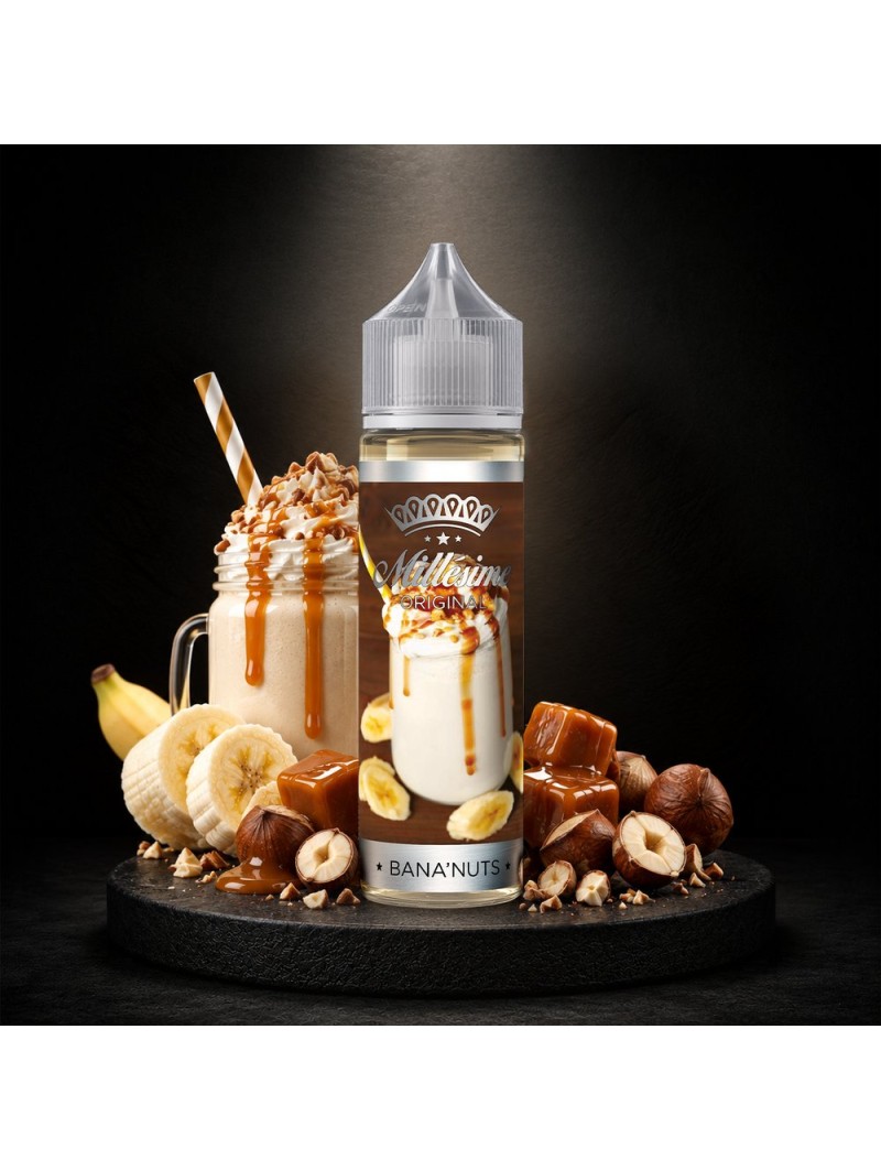 Millésime | E-liquide | Gamme Original 50ML | Bana'nuts