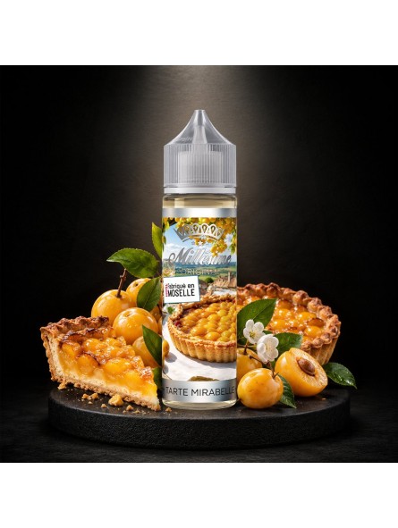 Millésime | E-liquide | Gamme Original 50ML | Tarte Mirabelle