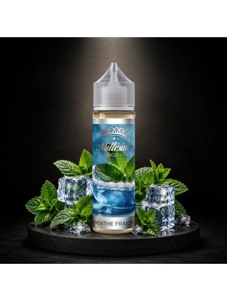 Millésime | E-liquide | Gamme Original 50ML | Menthe fraîche