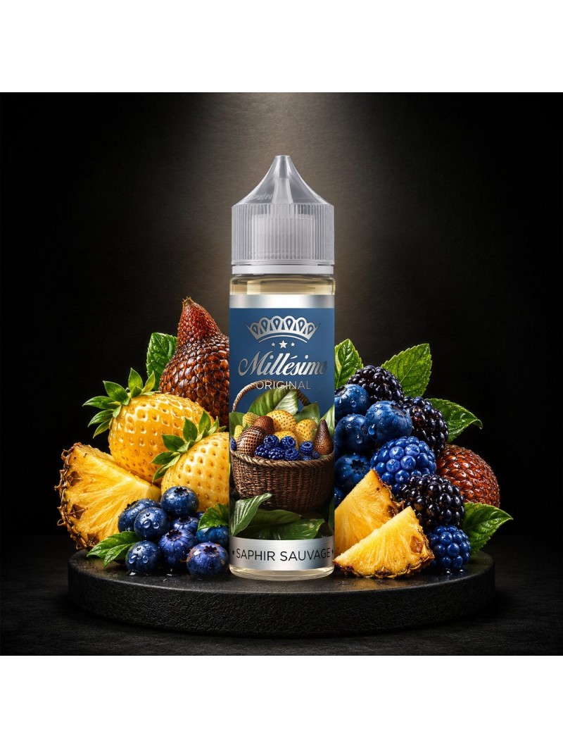 Millésime | E-liquide | Gamme Original 50ML | Saphir Sauvage