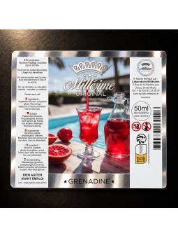 Millésime | E-liquide | Gamme Original 50ML | Grenadine