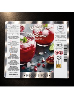 Millésime | E-liquide | Gamme Original 50ML | Bisous Bisous