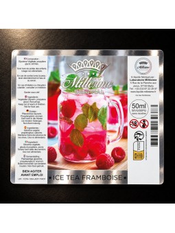 Millésime | E-liquide | Gamme Original 50ML | Ice Tea Framboise