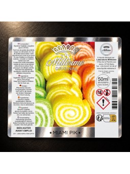 Millésime | E-liquide | Gamme Original 50ML | Miami Pik