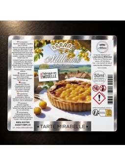Millésime | E-liquide | Gamme Original 50ML | Tarte Mirabelle