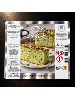 Millésime | E-liquide | Gamme Original 50ML | Génoise Pistache