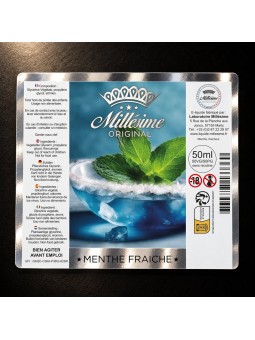 Millésime | E-liquide | Gamme Original 50ML | Menthe fraîche