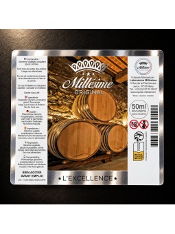 Millésime | E-liquide | Gamme Original 50ML | L'Excellence