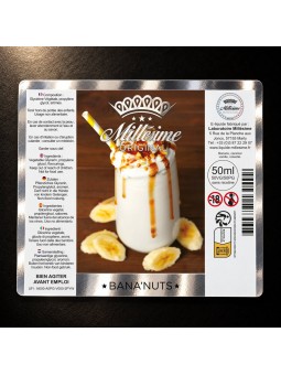 Millésime | E-liquide | Gamme Original 50ML | Bana'nuts